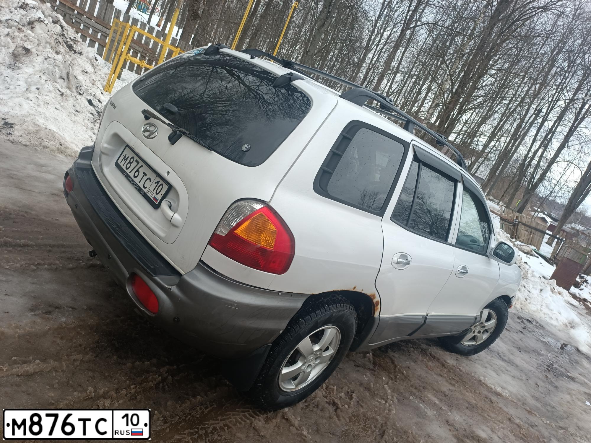 Фото автомобиля HYUNDAI SANTA FE, 2001 — госномер К947ВТ53