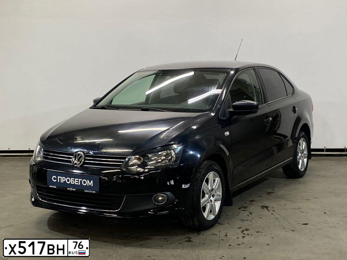 Фото автомобиля VOLKSWAGEN POLO, 2012 — госномер Х517ВН76. Цвет: ЧЕРНЫЙ
