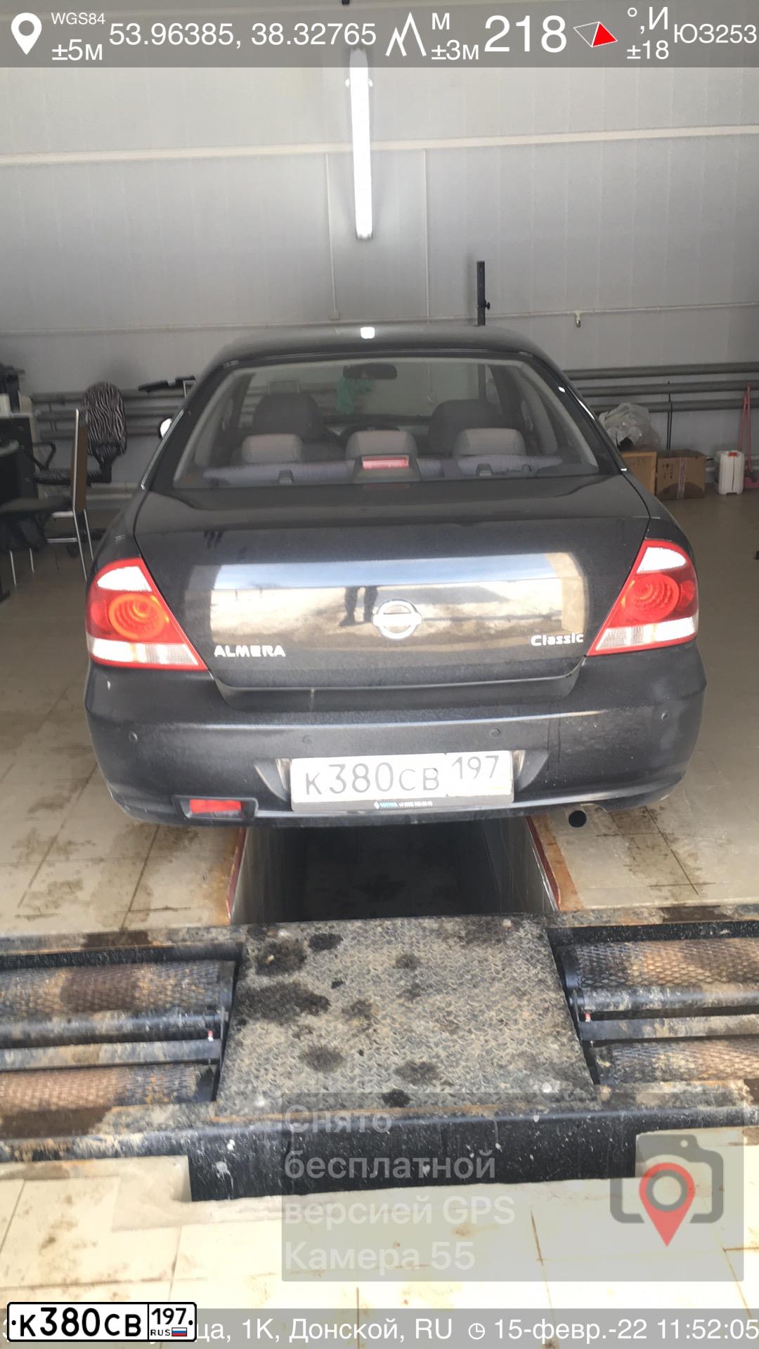 Фото автомобиля NISSAN ALMERA, 2011 — госномер У383ОА71. Цвет: ЧЕРНЫЙ