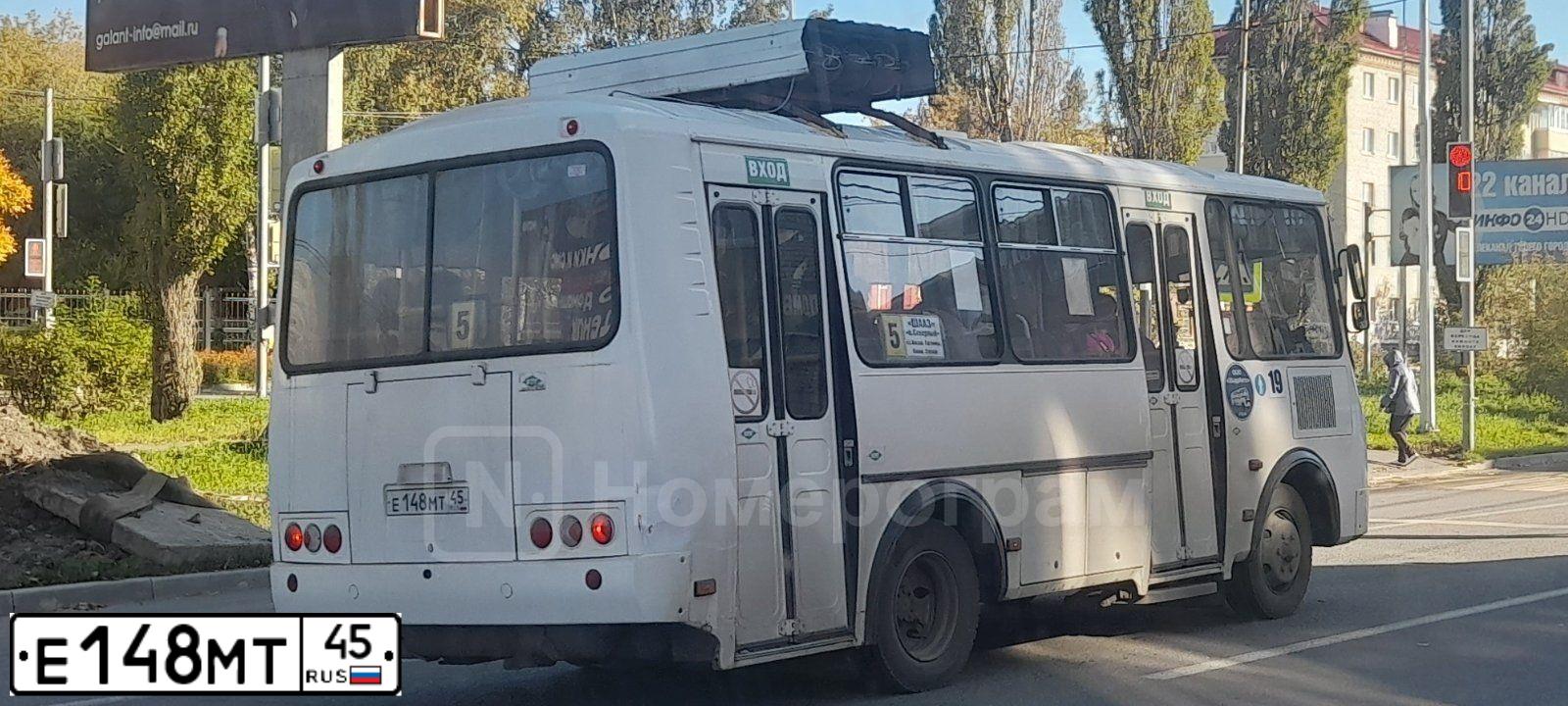 Фото автомобиля ПАЗ 32054 32054, 2021 — госномер Е148МТ45. Цвет: Белый