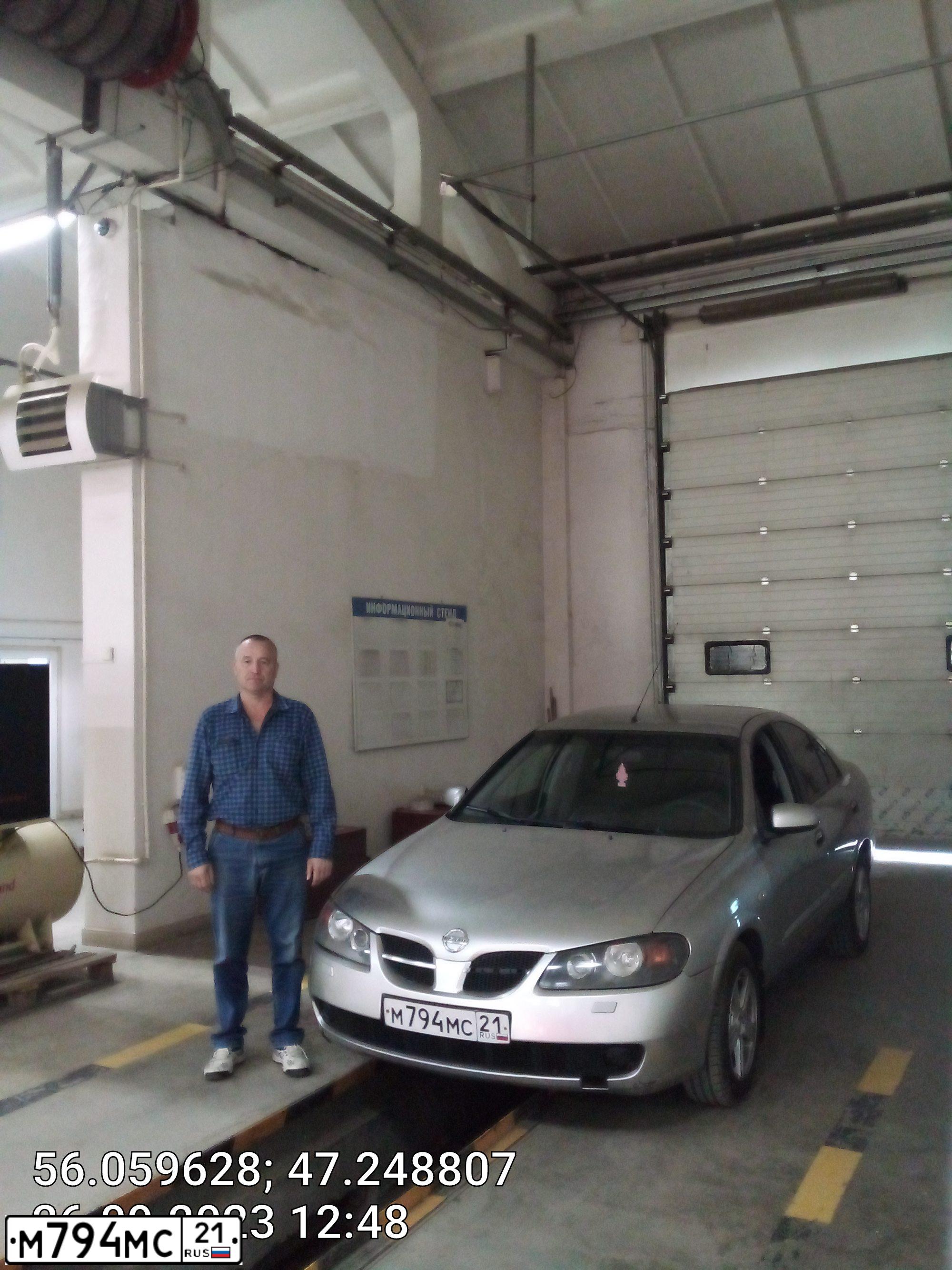 Фото автомобиля NISSAN ALMERA, 2006 — госномер М666АТ37. Цвет: Серебристый