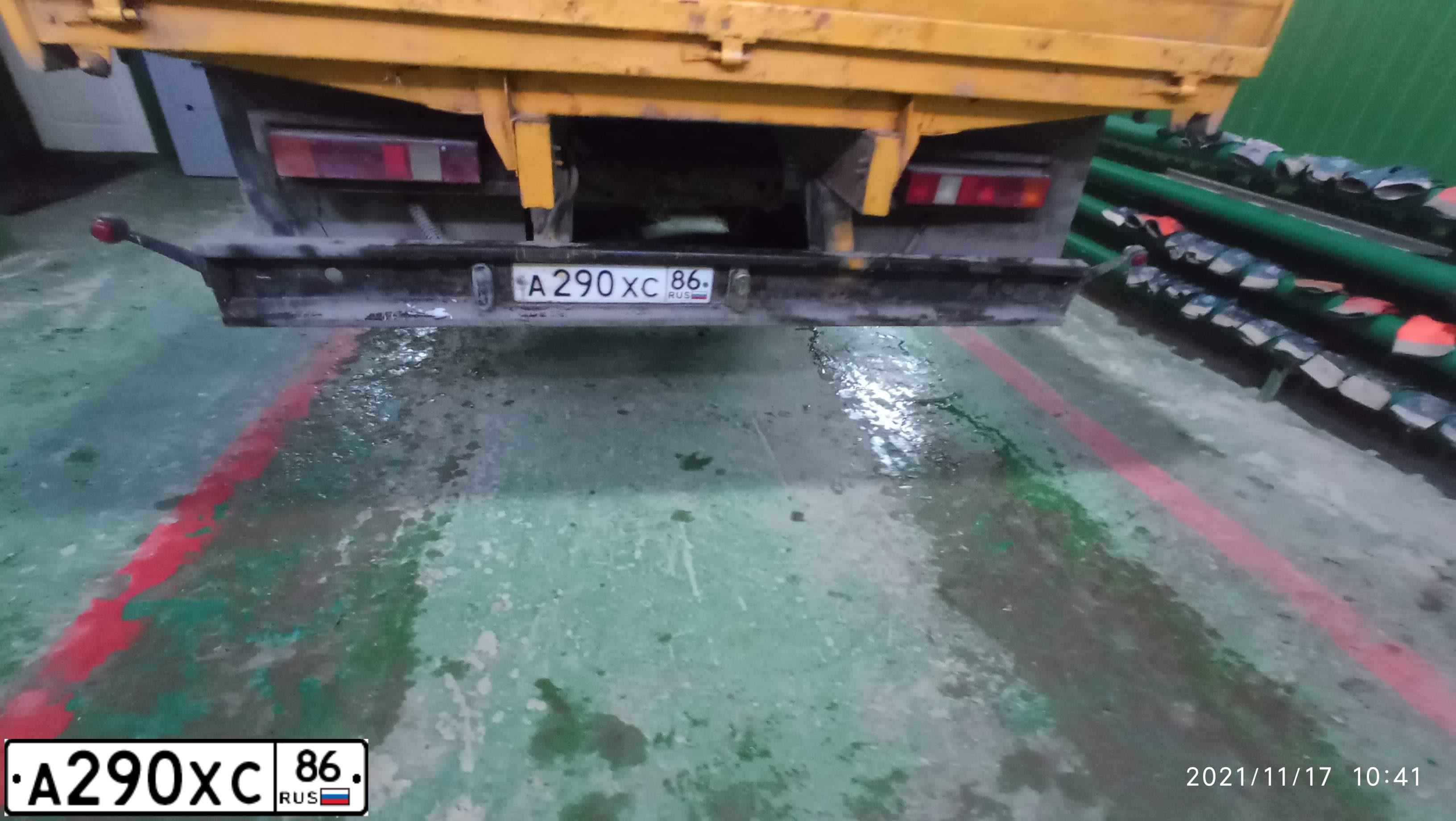 Фото автомобиля KAMAZ 53228 /6X6/, 2012 — госномер А290ХС86. Цвет: ЖЕЛТЫЙ