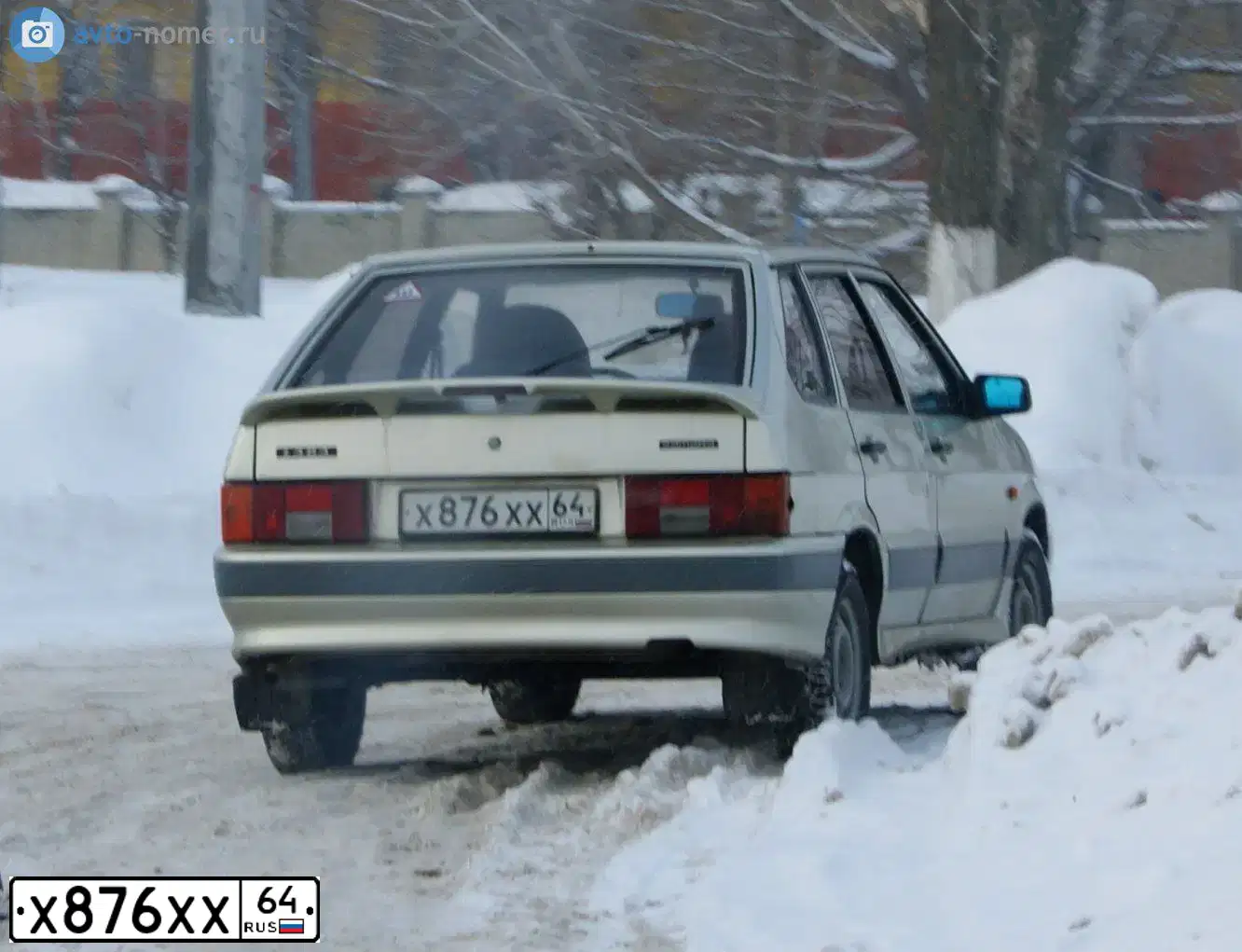 Фото автомобиля LADA 2114 SAMARA, 2007 — госномер В849РХ64. Цвет: БЕЖЕВЫЙ