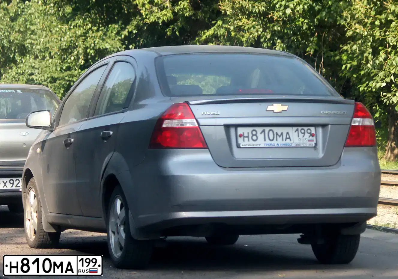Фото автомобиля CHEVROLET AVEO, 2008 — госномер М443КУ777. Цвет: СЕРЫЙ