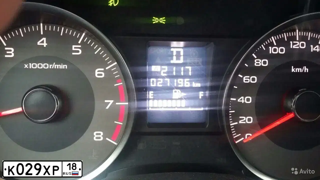 Фото автомобиля SUBARU FORESTER, 2013 — госномер К029ХР18. Цвет: БЕЖЕВЫЙ