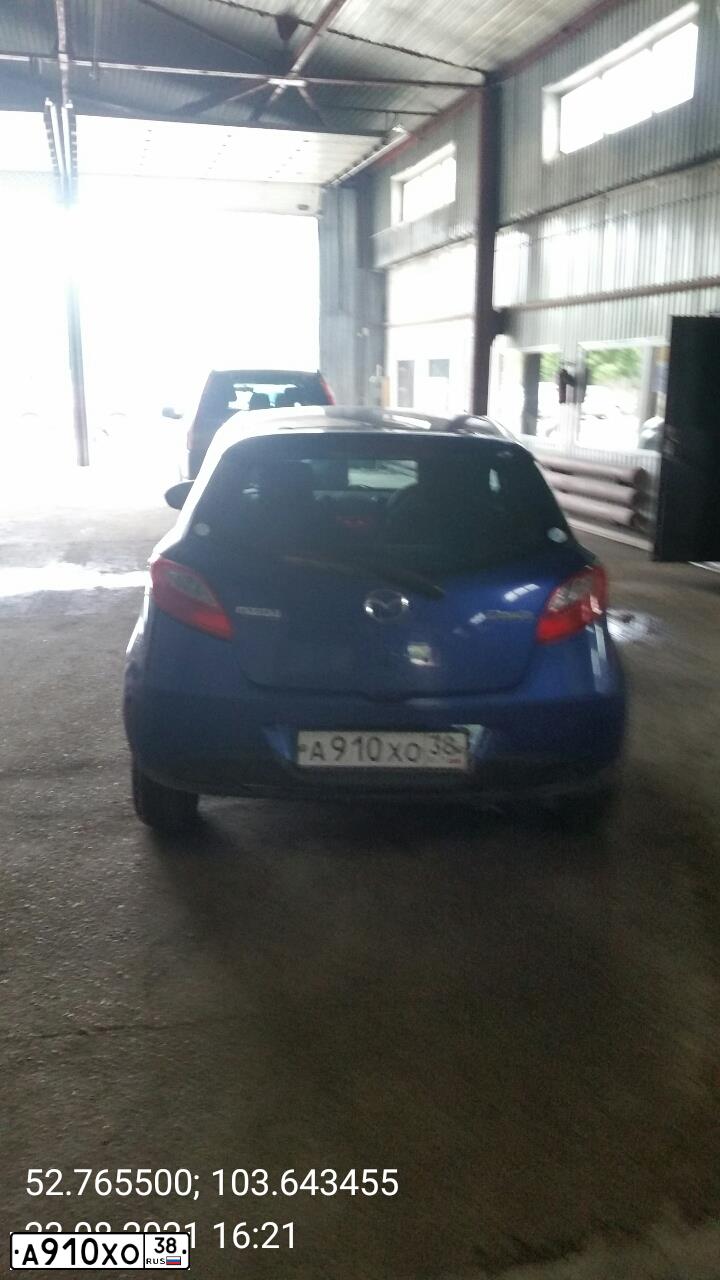 Фото автомобиля MAZDA DEMIO, 2008 — госномер Т936МВ138