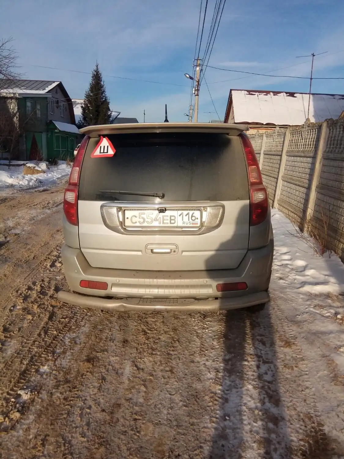 Фото автомобиля GREAT WALL HOVER, 2008 — госномер С554ЕВ116. Цвет: СВЕТЛО-СЕРЫЙ