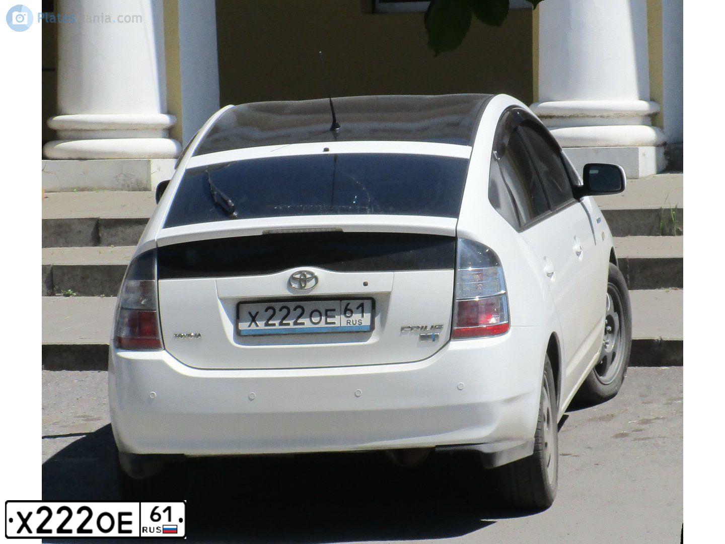 Фото автомобиля FORD FOCUS, 2007 — госномер Х222ОЕ61. Цвет: Серебристый