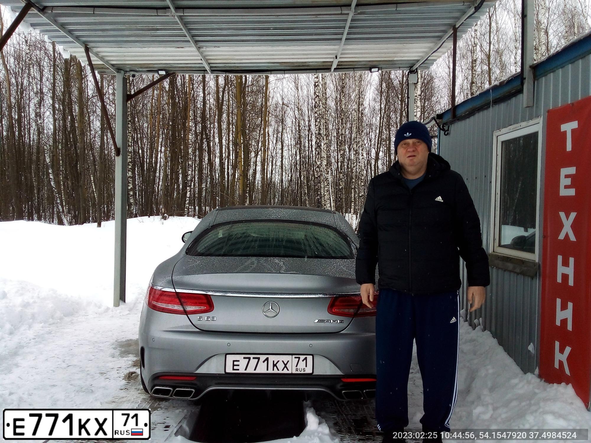 Фото автомобиля MERCEDES CL-KLASSE, 2008 — госномер Т384МЕ71. Цвет: ЧЕРНЫЙ