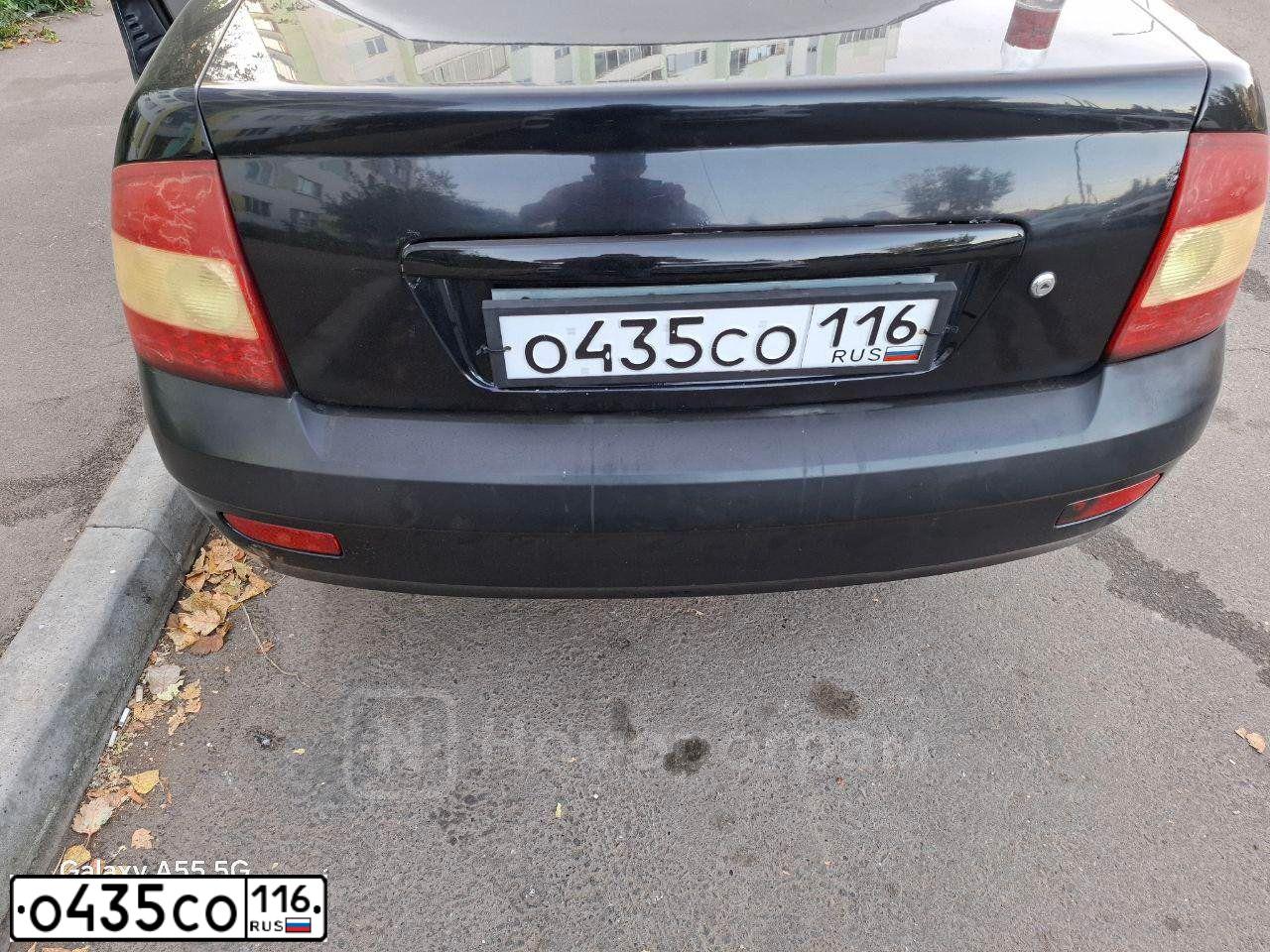 Фото автомобиля LADA 2170 PRIORA, 2009 — госномер О435СО116. Цвет: Сине-Черный