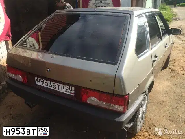 Фото автомобиля LADA 2109 SAMARA, 2001 — госномер Н953ВТ750. Цвет: Серый