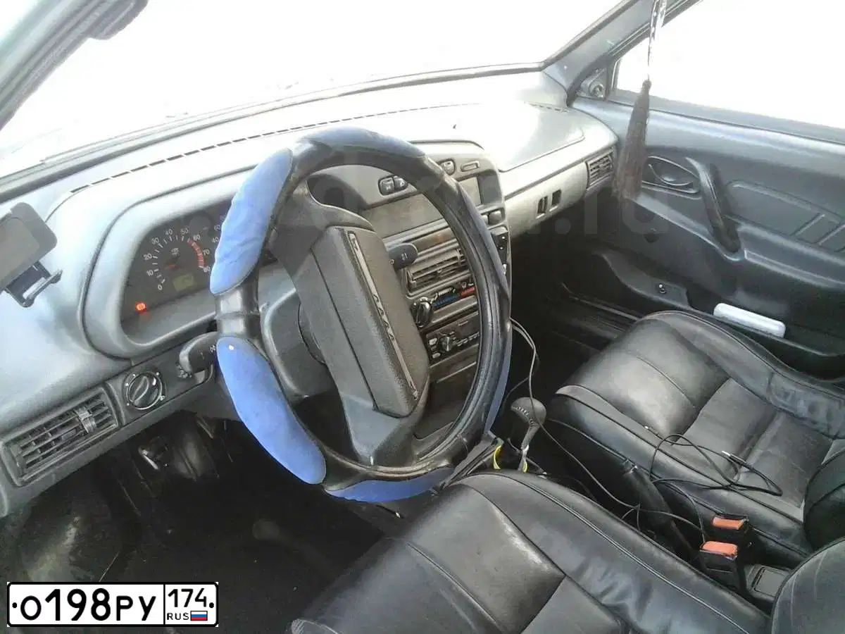 Фото автомобиля LADA 2115 SAMARA, 2001 — госномер О198РУ174. Цвет: ЧЕРНЫЙ