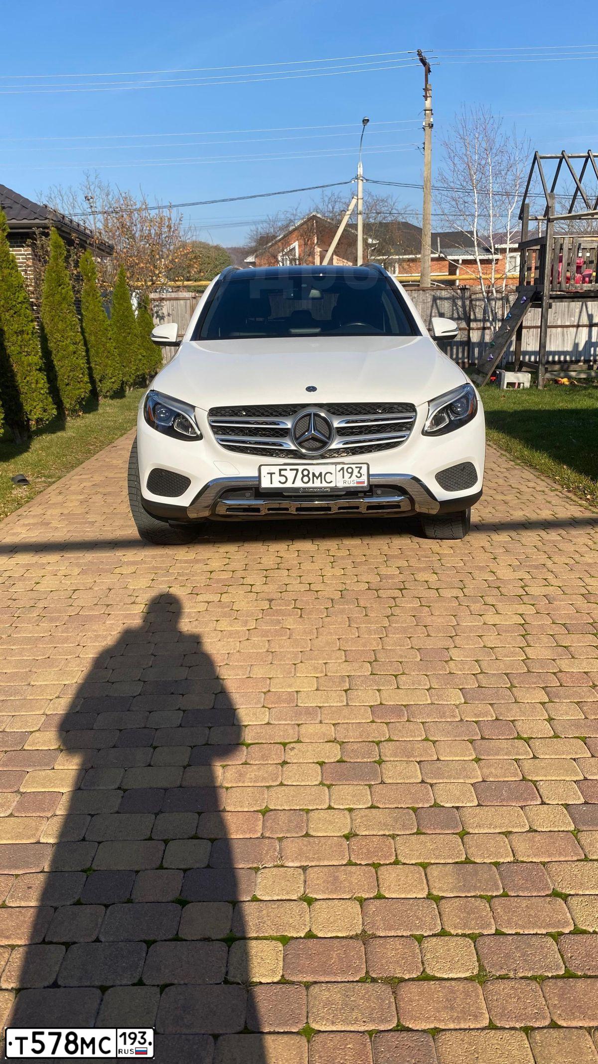 Фото автомобиля MERCEDES-BENZ GLK-KLASSE/GLC, 2019 — госномер Н410ЕА180. Цвет: Белый