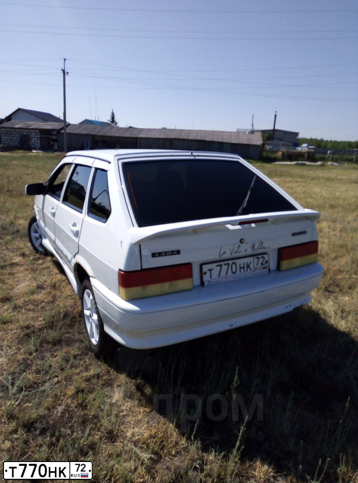 Фото автомобиля LADA 2114, 2011 — госномер Х054ТХ55. Цвет: Белый