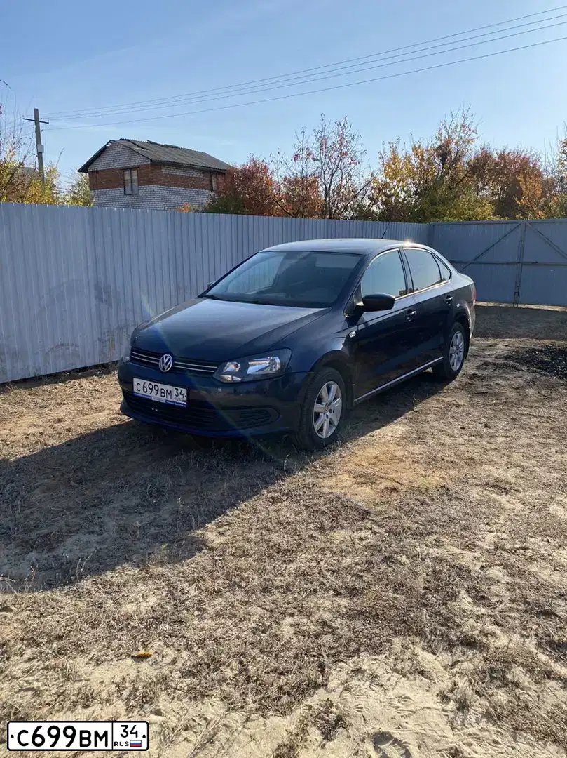Фото автомобиля VOLKSWAGEN POLO, 2011 — госномер К300КМ134. Цвет: синий