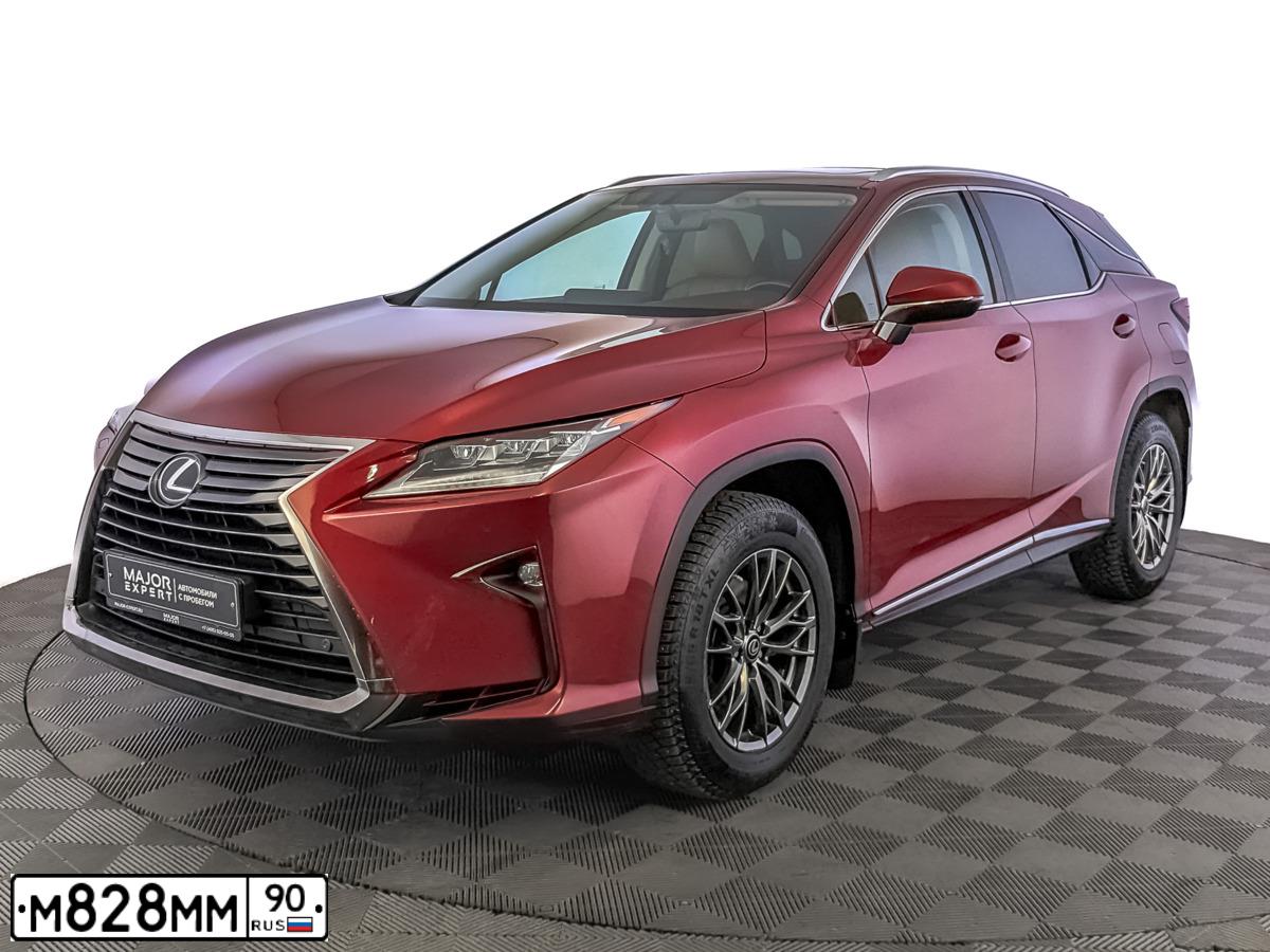 Фото автомобиля LEXUS RX, 2016 — госномер А709ММ150. Цвет: КРАСНЫЙ