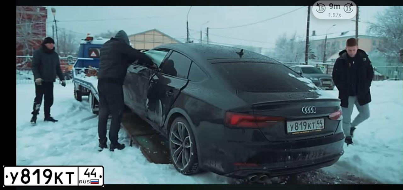 Фото автомобиля AUDI A5 SPORTBACK, 2019 — госномер У819КТ44. Цвет: ЧЕРНЫЙ