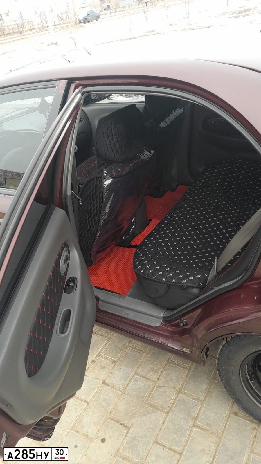 Фото автомобиля KIA SPECTRA, 2007 — госномер А285НУ30. Цвет: КРАСНЫЙ