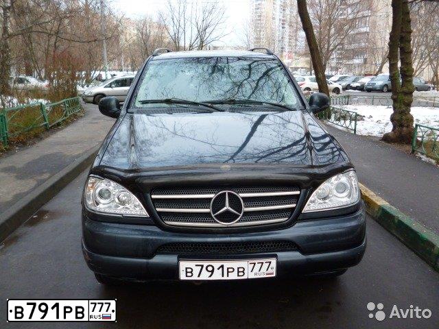 Фото автомобиля MERCEDES M-KLASSE, 1998 — госномер У034МТ47. Цвет: ТЕМНО-СИНИЙ