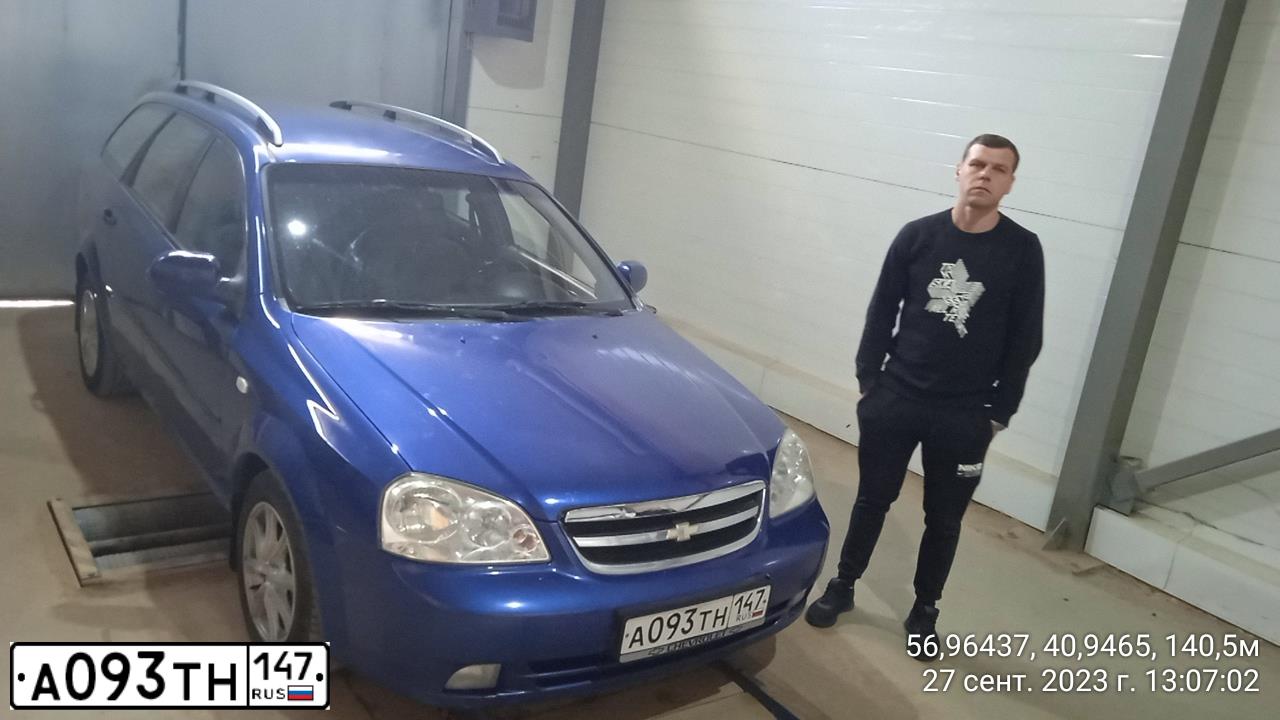 Фото автомобиля CHEVROLET LACETTI, 2008 — госномер Р803НА48