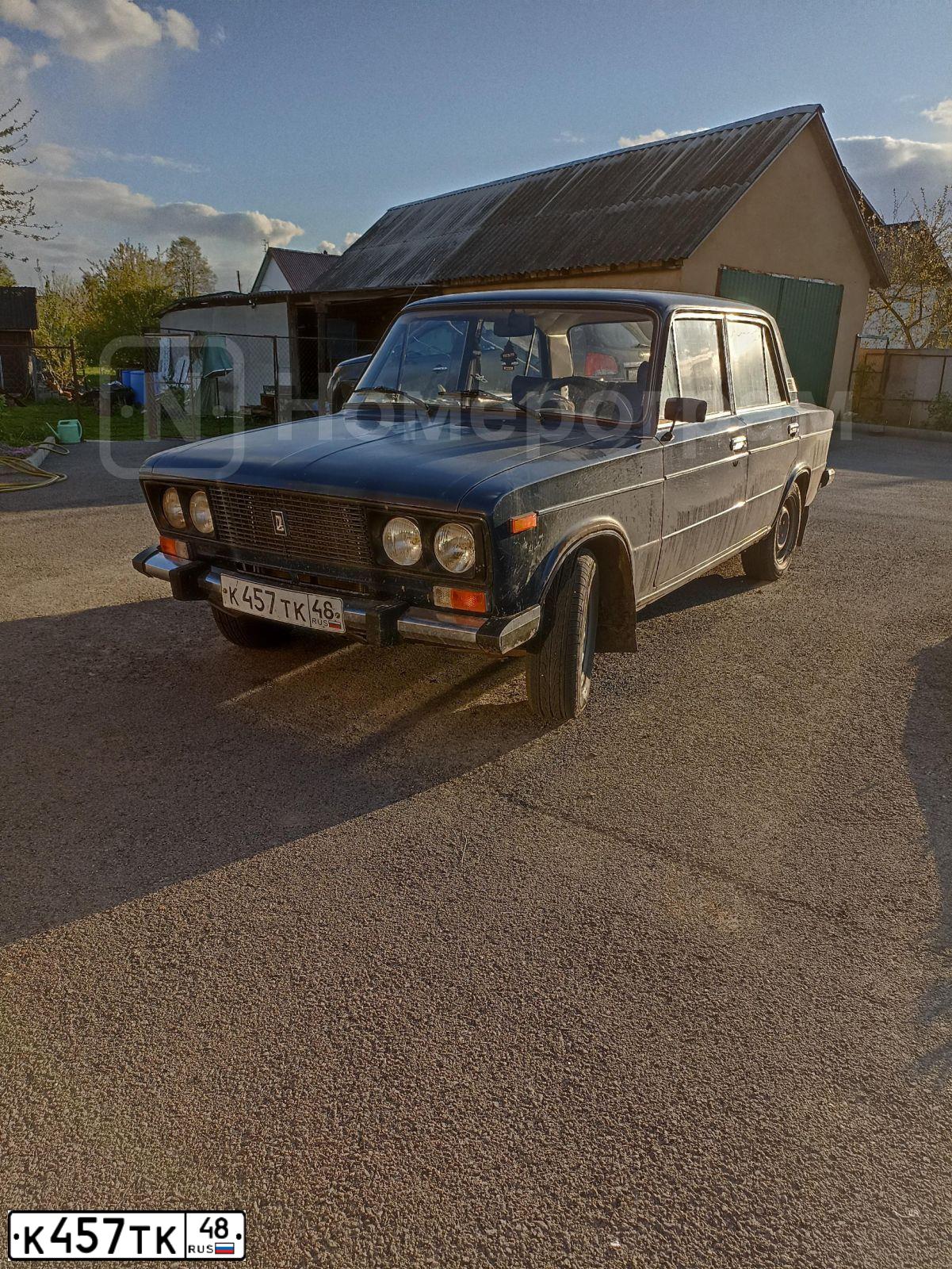 Фото автомобиля LADA 2106, 1996 — госномер К457ТК48. Цвет: Темно-синий