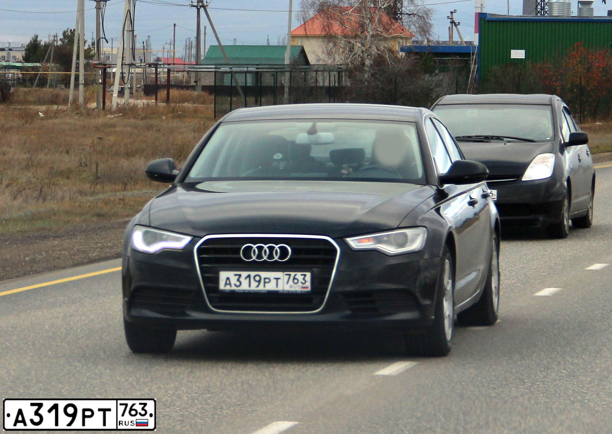 Фото автомобиля AUDI A6, 2012 — госномер М196НХ797. Цвет: ЧЕРНЫЙ
