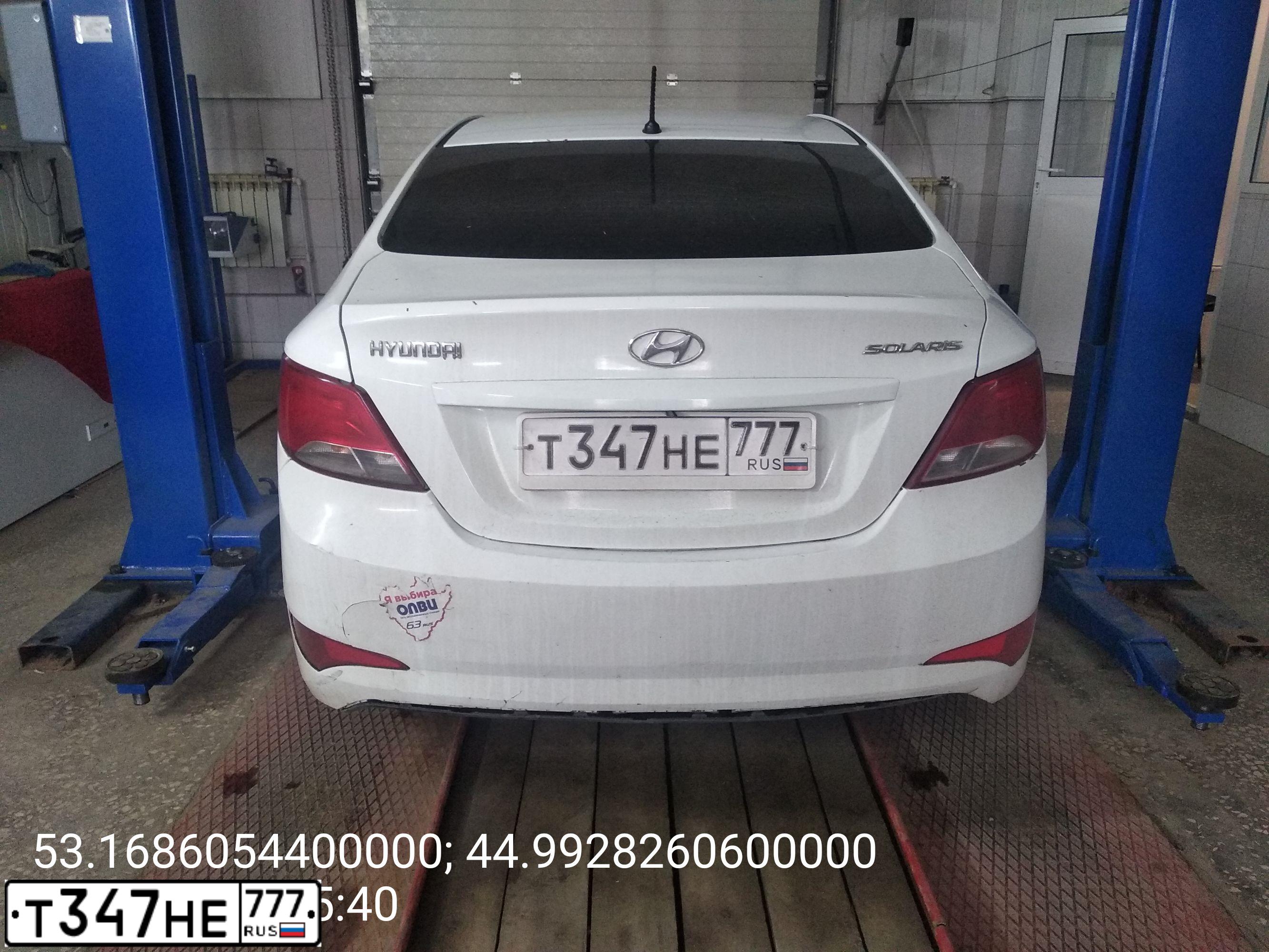 Фото автомобиля HYUNDAI SOLARIS, 2015 — госномер С729МС89