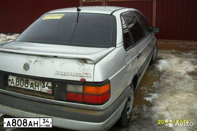 Фото автомобиля VOLKSWAGEN PASSAT, 1989 — госномер А808АН34. Цвет: СВЕТЛО СЕРЫЙ
