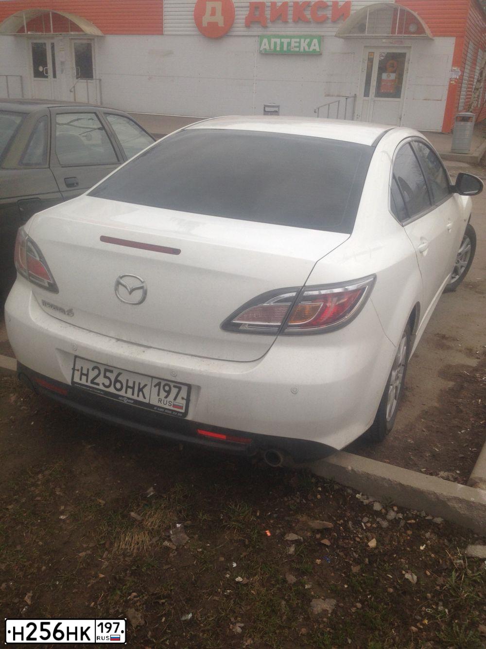 Фото автомобиля MAZDA 6, 2011 — госномер А541КР67. Цвет: Белый