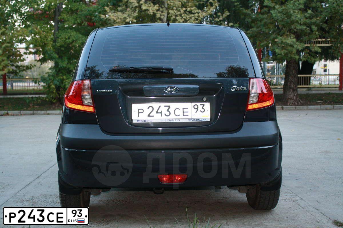 Фото автомобиля HYUNDAI GETZ, 2009 — госномер С898КК01. Цвет: ТЕМНО-СЕРЫЙ