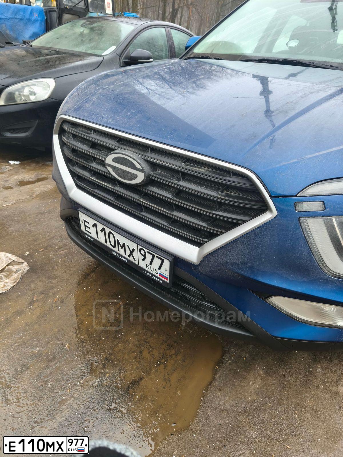 Фото автомобиля HYUNDAI SOLARIS, 2025 — госномер Е110МХ977