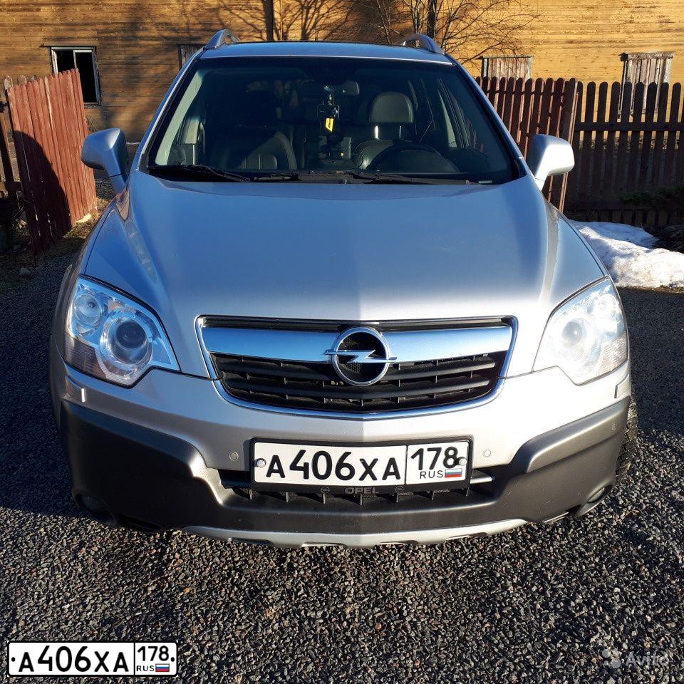 Фото автомобиля OPEL ANTARA, 2008 — госномер К096СЕ154. Цвет: Серебристый