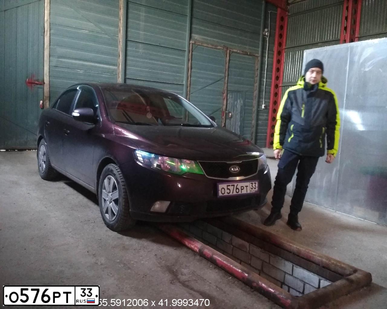 Фото автомобиля KIA CERATO, 2009 — госномер А109УВ252