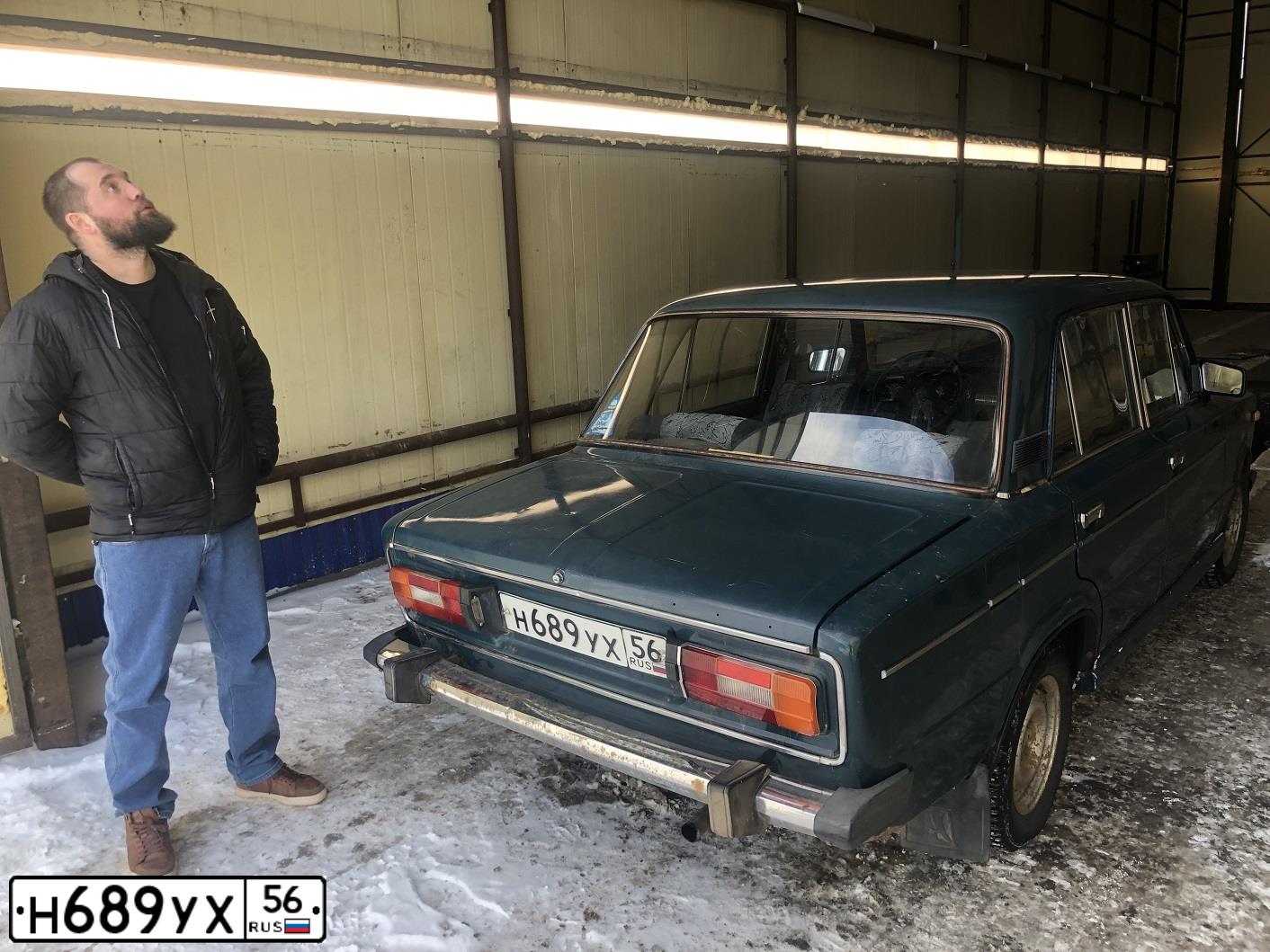 Фото автомобиля LADA 2107, 2006 — госномер В156ЕХ156. Цвет: Темно-зеленый