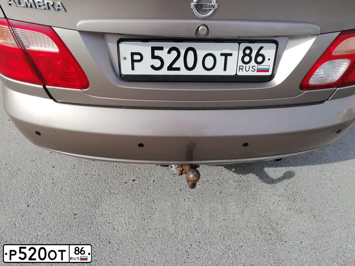 Фото автомобиля NISSAN ALMERA, 2005 — госномер А960ЕМ155. Цвет: БЕЖЕВЫЙ