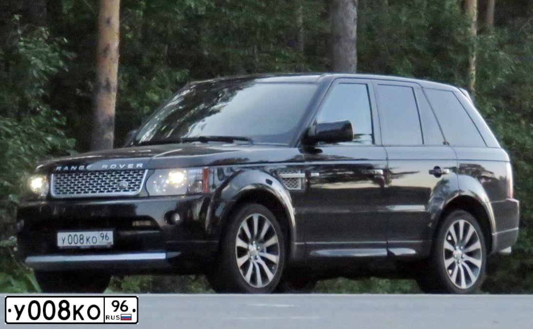 Фото автомобиля LANDROVER RANGE ROVER SPORT, 2010 — госномер В111НМ75. Цвет: ЧЕРНЫЙ
