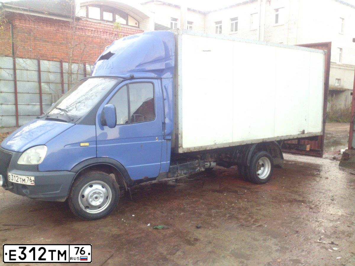 Фото автомобиля GAZ 3302 EL, 2007 — госномер Е312ТМ76. Цвет: СИРЕНЕВЫЙ
