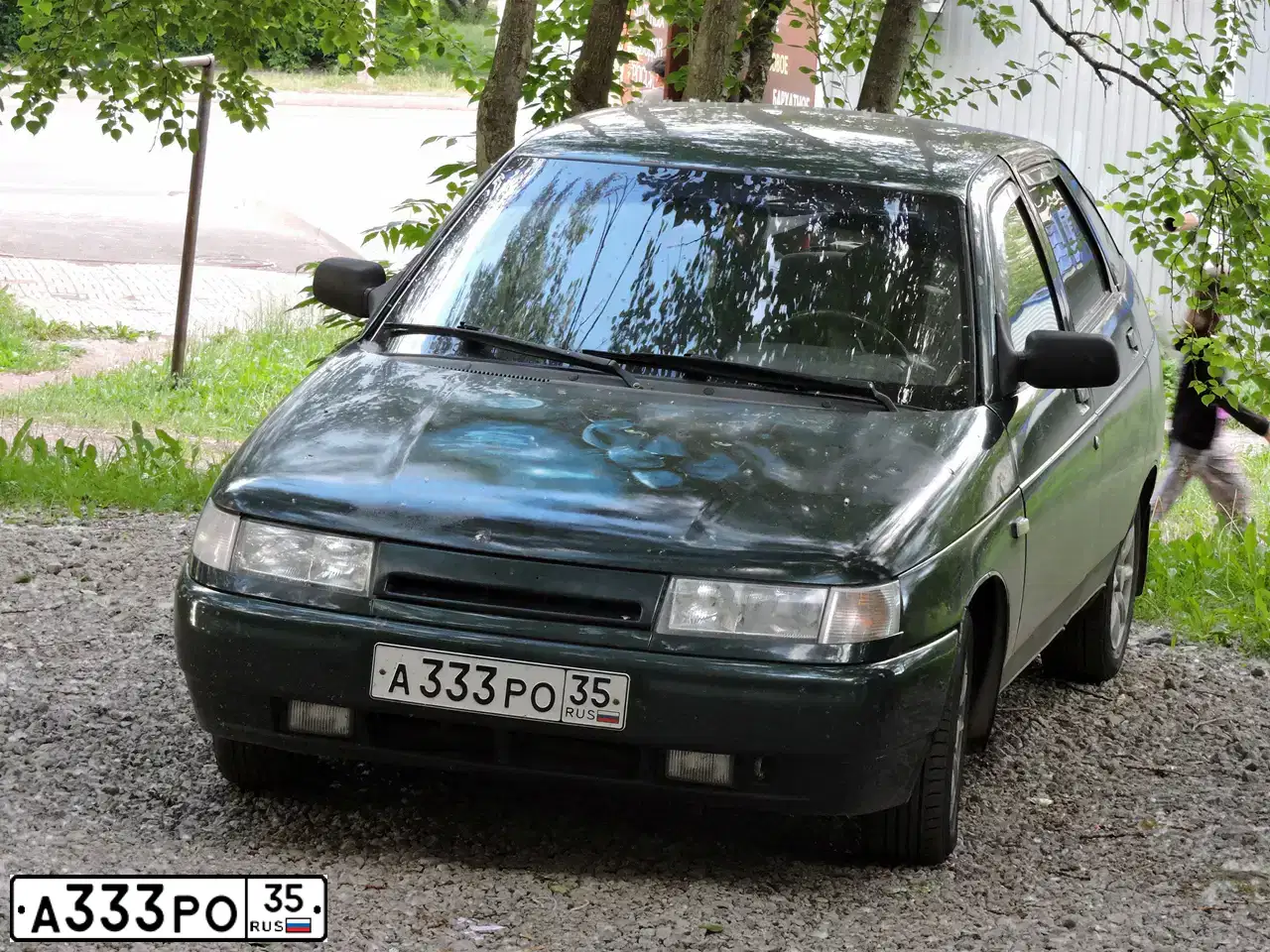 Фото автомобиля GREAT WALL HOVER, 2007 — госномер А333РО35. Цвет: ЧЕРНЫЙ