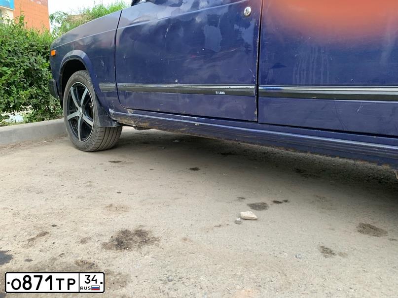 Фото автомобиля LADA 2107, 1999 — госномер О871ТР34. Цвет: СИНИЙ