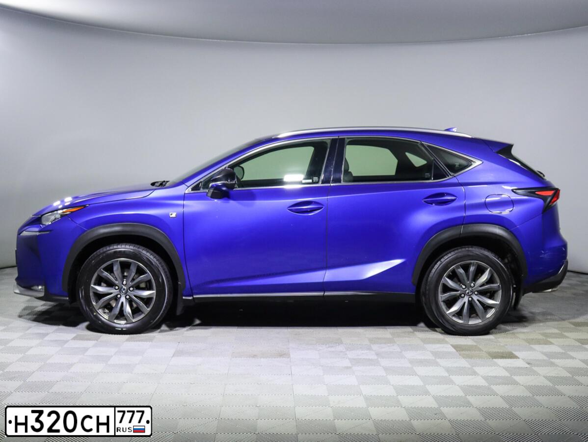 Фото автомобиля LEXUS NX200T, 2016 — госномер Н150ВА550. Цвет: синий