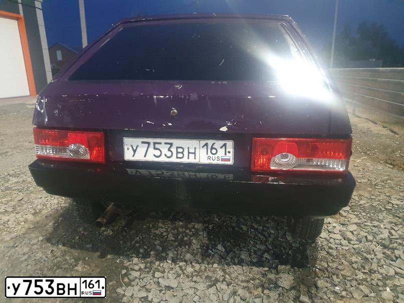 Фото автомобиля LADA 2109 SAMARA, 1998 — госномер У753ВН161. Цвет: ФИОЛЕТОВЫЙ