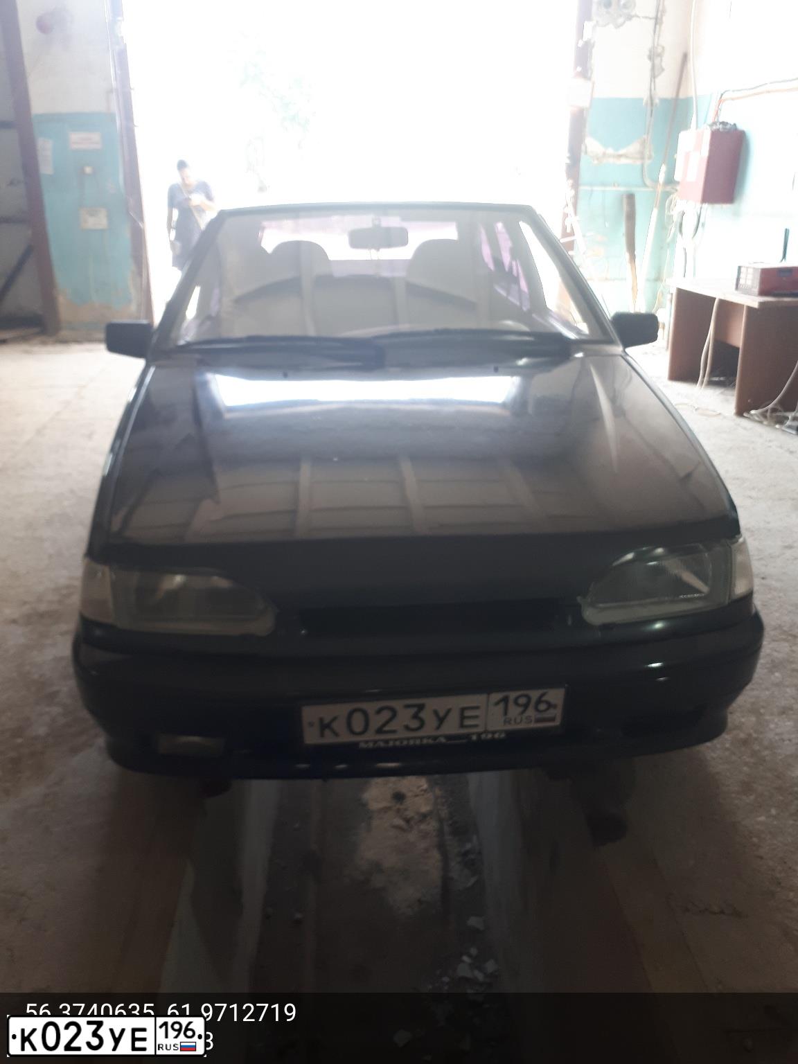Фото автомобиля LADA 2114 SAMARA, 2011 — госномер К023УЕ196. Цвет: Сине-Черный