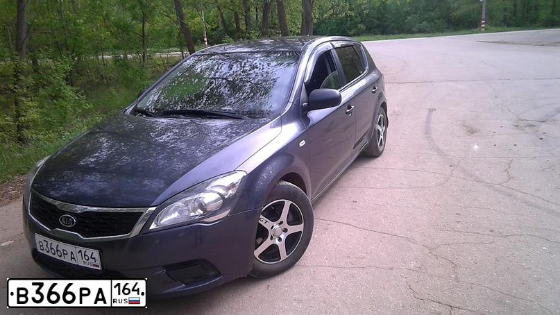 Фото автомобиля KIA CEE'D, 2012 — госномер О774АМ71. Цвет: СЕРЫЙ