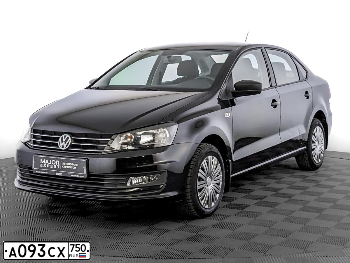 Фото автомобиля VOLKSWAGEN POLO, 2018 — госномер М889АМ53. Цвет: ЧЕРНЫЙ