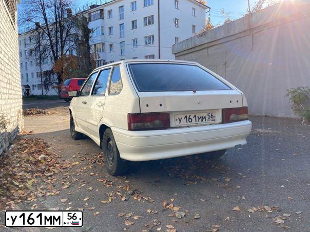 Фото автомобиля LADA 2114 SAMARA, 2013 — госномер У161ММ56. Цвет: БЕЛЫЙ