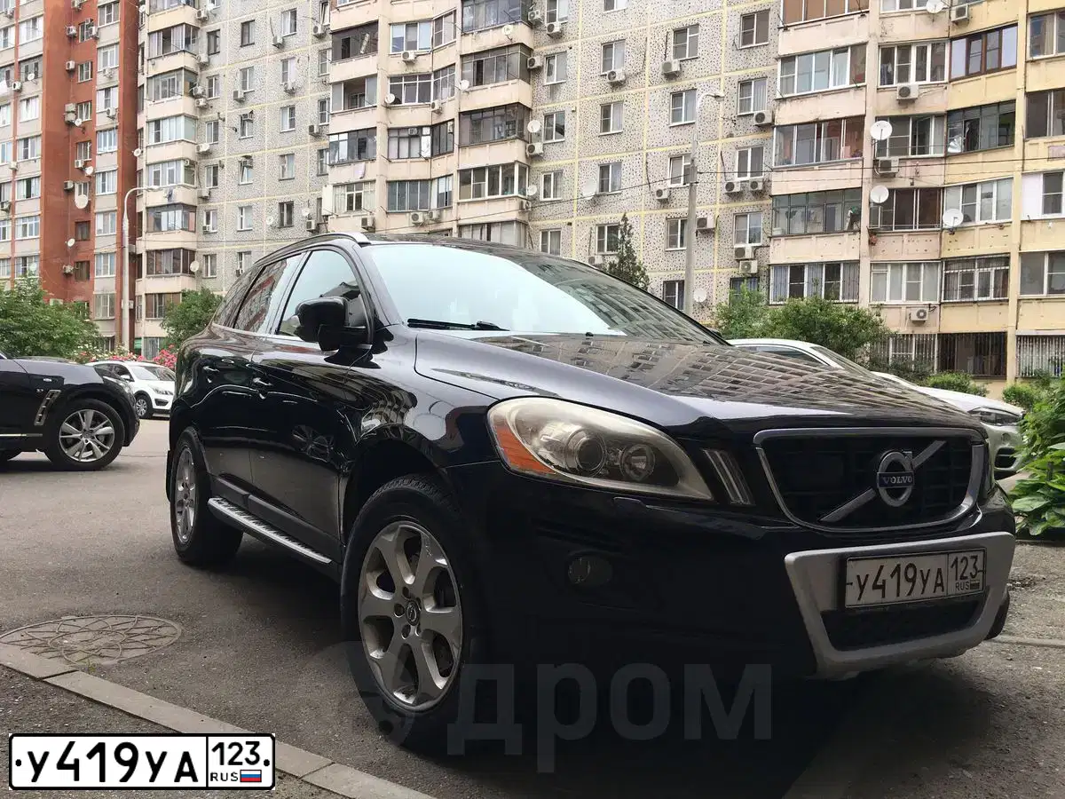 Фото автомобиля ВОЛЬВО ХС60, 2009 — госномер К679КВ193. Цвет: ЧЕРНЫЙ