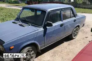 Фото автомобиля LADA 2107, 2006 — госномер В616РК62. Цвет: СИНИЙ