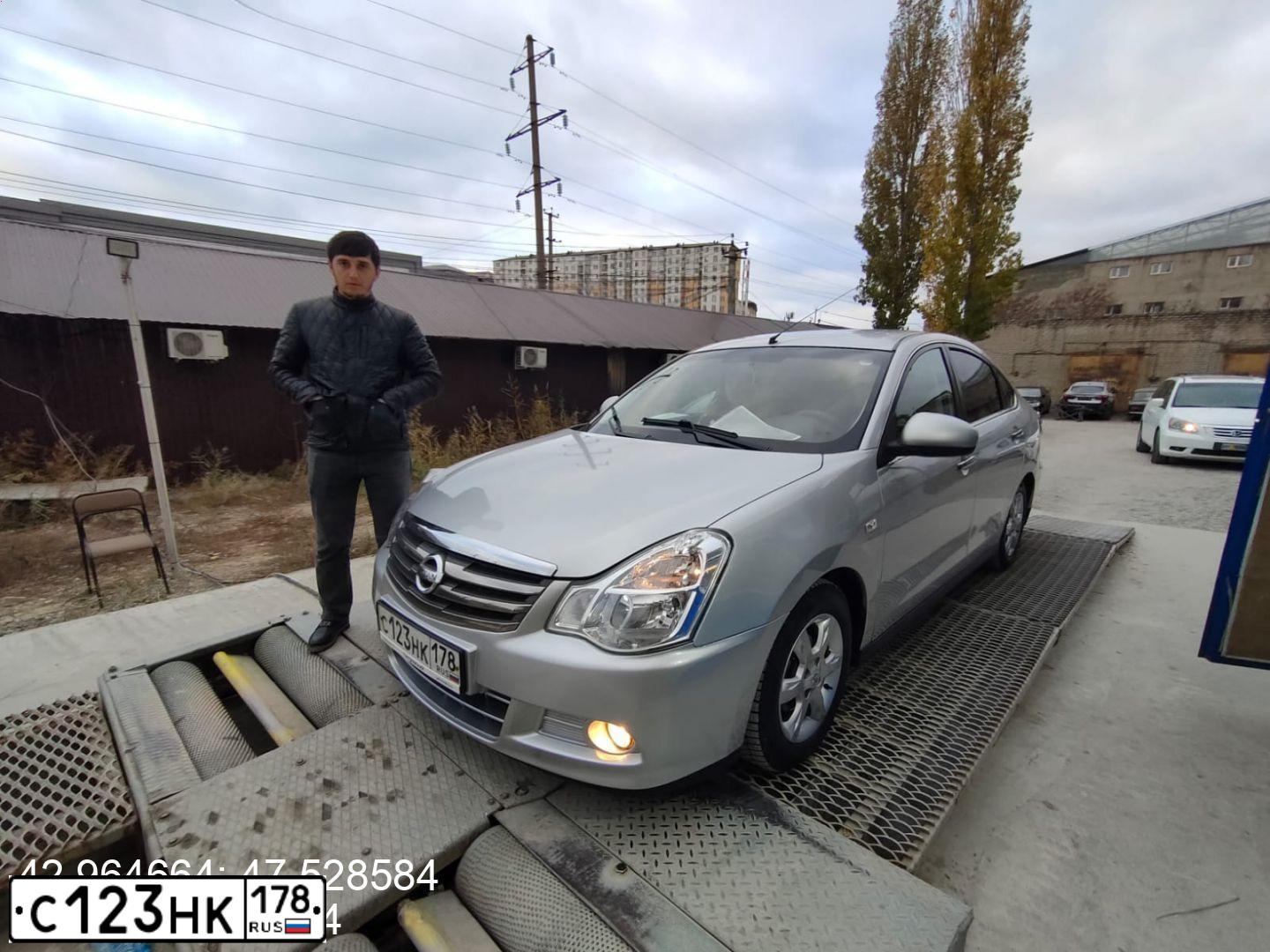 Фото автомобиля NISSAN ALMERA /AVTOVAZ/, 2013 — госномер С960ТК174. Цвет: СЕРЕБРИСТЫЙ