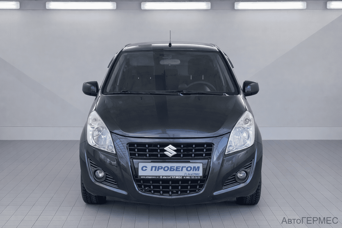 Фото автомобиля SUZUKI SPLASH, 2012 — госномер М815СК77. Цвет: ЧЕРНЫЙ