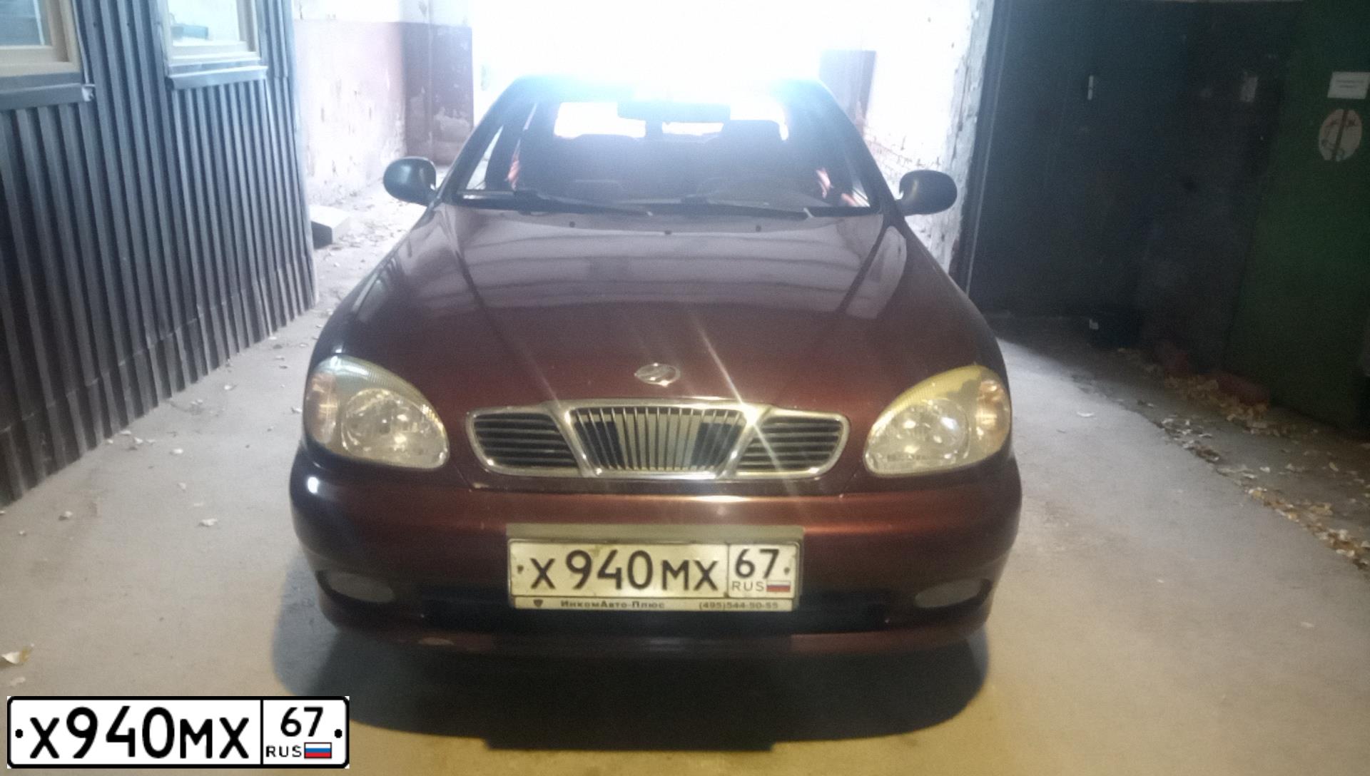 Фото автомобиля ZAZ CHANCE, 2011 — госномер Х940МХ67. Цвет: БОРДОВЫЙ